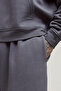 بنطال رياضي فضفاض للرجال ذو أرجل واسعة وقابل للتعديل مقاس كبير - 3