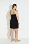 Women's Plus Size Strappy Lace Nightgown - B 18298 - 8