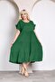 Women's Large Size Sleeveless Summer Dress - 3