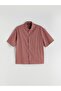 Xside Comfortable Fit Short Sleeve Plaid Men's Shirt - 5