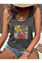 Flower Art Printed Women's T-Shirt