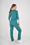 Unisex Surgical Green Violet Model Scrubs Set Doctor Nurse Uniform - 3