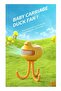 Duck Stroller Fan 3600mAh Rechargeable, Flexible Tripod Cooling for Crib Car Seat
