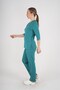 Unisex Surgical Green Violet Model Scrubs Set Doctor Nurse Uniform - 5