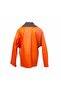 Women's Genuine Leather Orange Leather Coat - 2