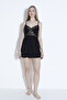 Women's Strap Lace Detailed Nightgown 18300 - 3