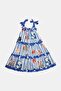 Girl Patterned Dress - 6