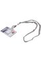 ID Pass With String, Name Badge, Inner core size: 85X53mm, Grey, 30 Pcs (E5744) - 4