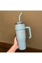 40oz Stainless Steel Tumbler Insulated Travel Mug with Lid & Straw Vacuum Cup Hot & Cold Drinks - 5