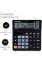 EM01120 LCD Display Screen Calculator, Black - 7