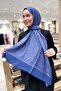 شال جاكار عرقي من الليوسيل - 3030300-923 - أزرق