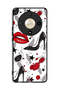Honor X9b Protective Case Cover Lipstick And Shoes Art