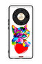 Honor X9b Protective Case Cover Colourful Kitten