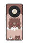 Honor X9b Protective Case Cover Bear Strawberry