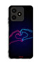 Realme C53 Protective Case Cover Touching Hand Making Heart