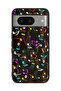 Google Pixel 8 Protective Case Cover Music Fabric Pattern
