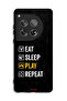 OnePlus 12 Protective Case Cover Eat Sleep Play Repeat