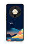 Honor X9b Protective Case Cover Moon Abstract Drawing Art