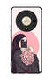 Honor X9b Protective Case Cover Making Selfies While Holding Flowers Art