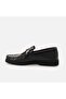 Men's Genuine Python Eva Sole Black Casual Shoes - 2