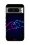 Google Pixel 8 Pro Protective Case Cover Touching Hand Making Heart