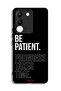 vivo V29e Protective Case Cover Be Patient Progress Takes Time