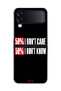 Samsung Galaxy Z Flip 4 Protective Case Cover I Do Not Care