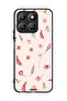 Honor X8b Protective Case Cover Leaves And Roses Pattern