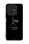 Tecno Spark 10 Pro Protective Case Cover Life Is Short Live It