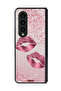 Samsung Galaxy Z Fold 4 Protective Case Cover Glitter Lips