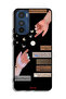 Motorola Edge 30 Protective Case Cover Arabic Quotes And Touching Hands