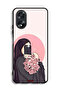 Oppo A38 Protective Case Cover Making Selfies While Holding Flowers Art