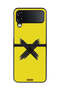 Samsung Galaxy Z Flip 4 Protective Case Cover X Pattern