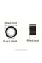 Silicone Micro Welding Bead Black Color Hair Bead - 4