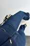 Pima Dark Blue High Waist Flare Jeans - 6