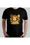 Cute Lion Lion Unisex 100% Cotton Crew Neck T-Shirt Model 1