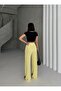 Women's Seersucker Fabric Pocket Pants