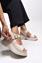 Quelaela Women's Sandals 0012906 Beige - 4
