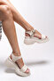 Evelsyra Women's Sandals 00129011 Beige - 3