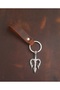 Trident 3-Piece Spear Premium Keychain Design Real Leather Keychain - 3