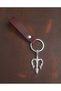 Trident 3-Piece Spear Premium Keychain Design Real Leather Keychain - 3