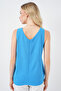 V-Neck Zero Sleeve Blouse 950 - B.Blue - 6