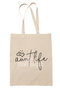 Aunt Floral Elegant Aunt Hala Printed Gift Organic Raw Cloth Bag