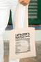 Capricorn Nutrition Facts Humorous Printed Gift Organic Raw Cloth Bag