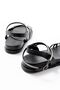 1001-1120 Black Silver Stone Daily Women's Sandals - 5