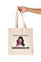 I'M an Open to Criticism Printed Gift Organic Raw Cloth Bag