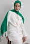 Brice Tassled Cotton Shal - 4