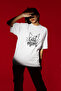 Cat Mom Printed Women's Circle Neck Cotton Oversize Short Sleeve T-Shirt - 2