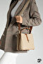 Original Women's Medium Size Waterproof Faux Leather Printed Hand and Shoulder Bag Shopper 342055Pc - 7