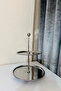 2-Tier Stainless Steel Cookie Stand Decorative Serving Tray Cake Serving Appetizer Tiered Serving - 5